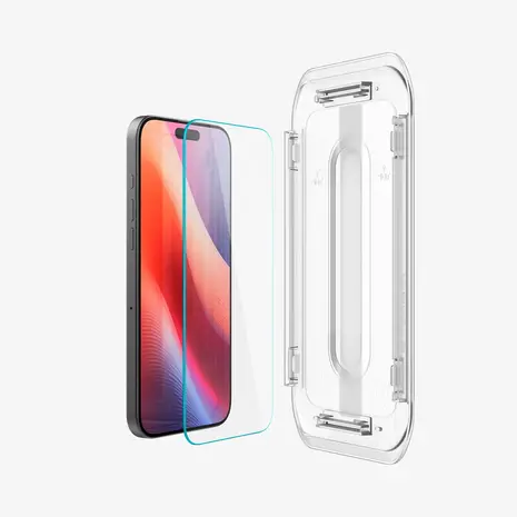 Spigen Spigen iPhone 16 Pro Max EZ Fit GLAS.tR screenprotector Spigen Spigen iPhone 16 Pro Max EZ Fit GLAS.tR screenprotector