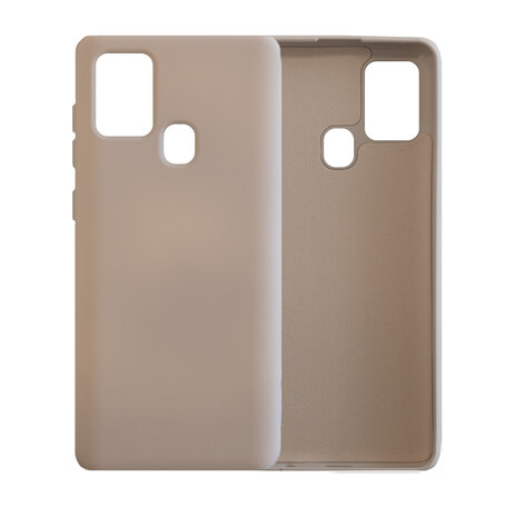 ShieldCase® ShieldCase Pantone siliconen hoesje Samsung Galaxy A21s (beige)