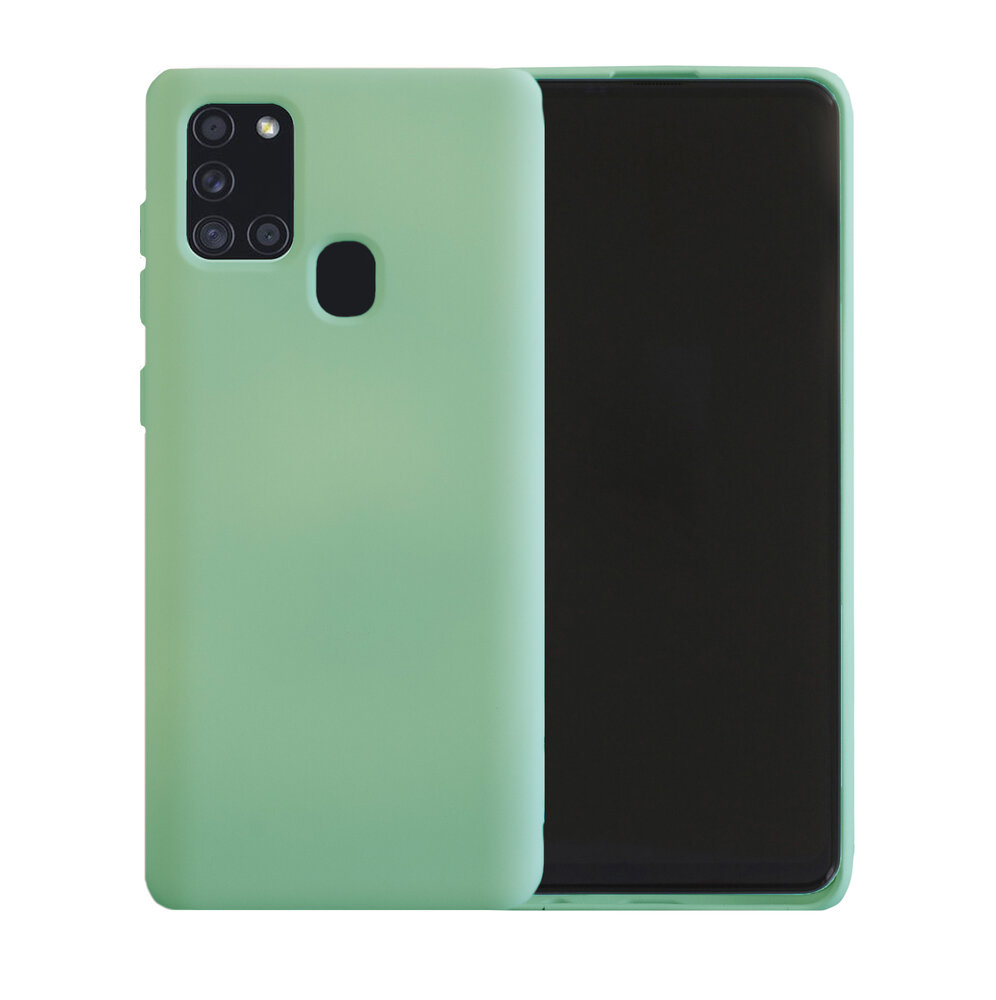 ShieldCase® ShieldCase Pantone siliconen hoesje Samsung Galaxy A21s (groen)