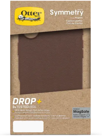 Otterbox OtterBox iPhone 16 Plus Symmetry cactus leren hoesje (bruin) Otterbox OtterBox iPhone 16 Plus Symmetry cactus leren hoesje (bruin)