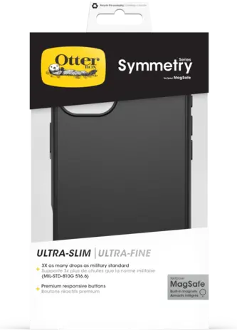 Otterbox OtterBox iPhone 16 Plus Symmetry MagSafe hoesje (zwart) Otterbox OtterBox iPhone 16 Plus Symmetry MagSafe hoesje (zwart)