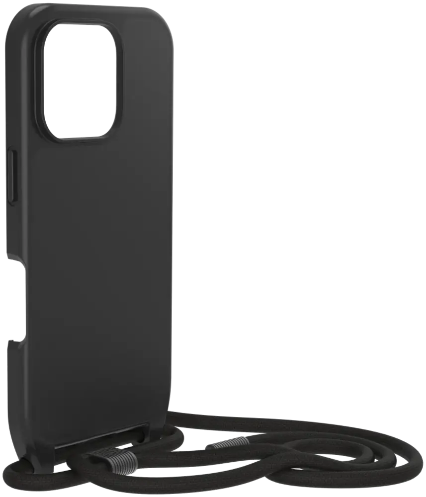 Otterbox OtterBox iPhone 16 Pro React MagSafe hoesje met koord (zwart) Otterbox OtterBox iPhone 16 Pro React MagSafe hoesje met koord (zwart)