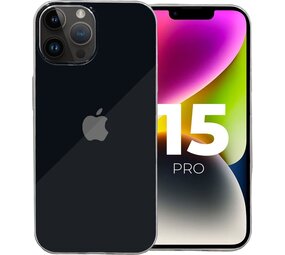ShieldCase® iPhone 15 Pro Ultra thin case (transparant) ShieldCase® iPhone 15 Pro Ultra thin case (transparant)