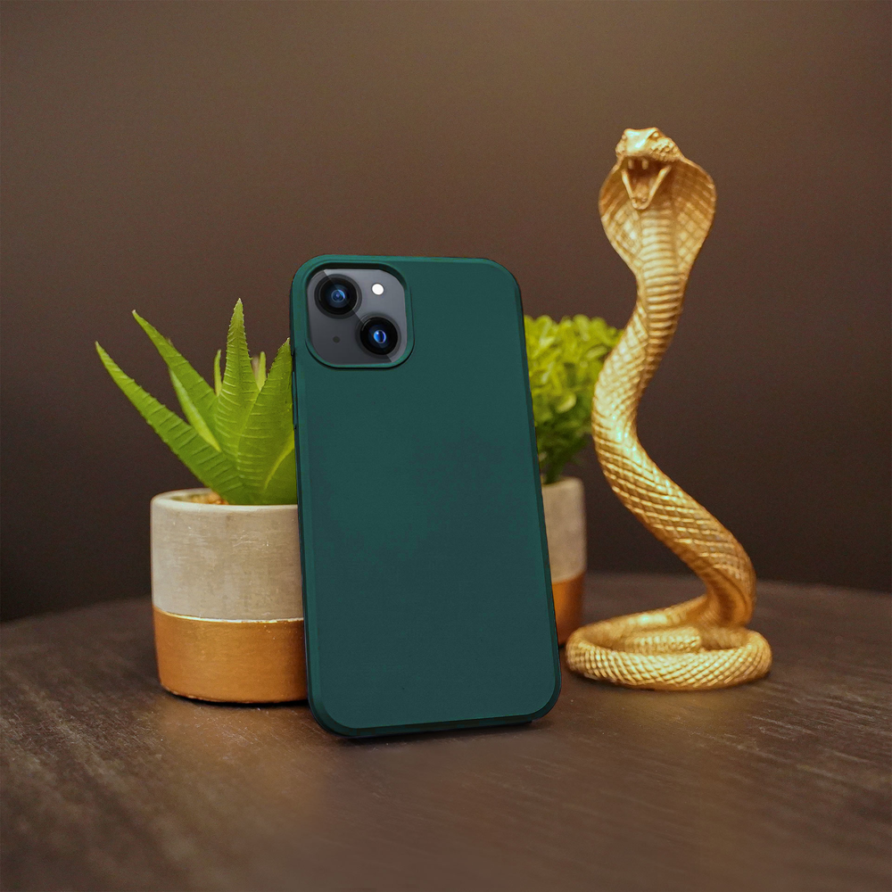 ShieldCase® ShieldCase iPhone 13 Mini silicone case (donkergroen)