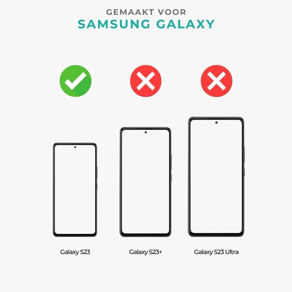 ShieldCase® ShieldCase Samsung Galaxy S23 silicone case (zwart)