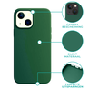 Ceezs Ceezs iPhone 15 hoesje siliconen (donkergroen)