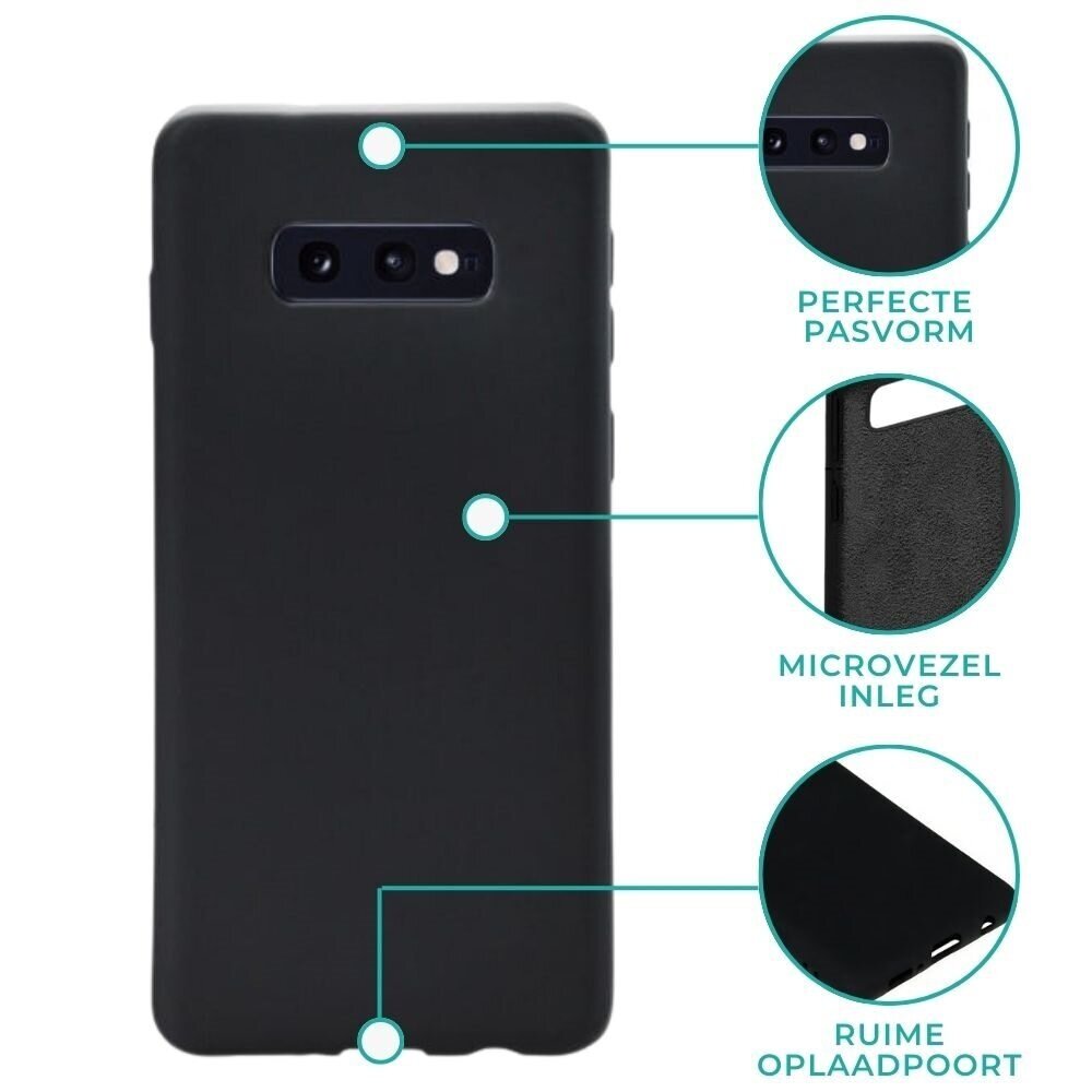 ShieldCase® Shieldcase Silicone case Samsung Galaxy S10e (zwart)