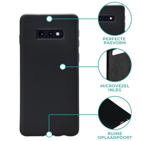 ShieldCase® Shieldcase Silicone case Samsung Galaxy S10 (zwart)