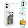 Ceezs Ceezs iPhone 11 transparant hoesje met pasjeshouder Ceezs Ceezs iPhone 11 transparant hoesje met pasjeshouder