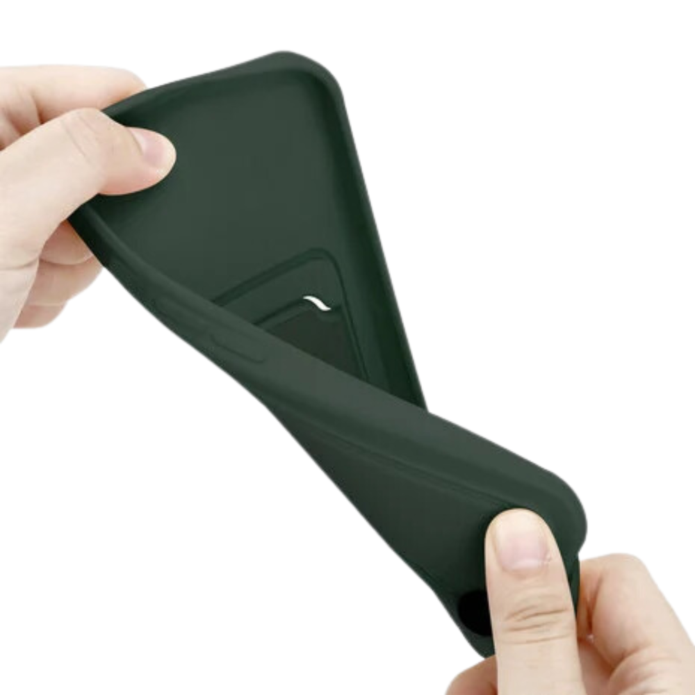 Coverzs Coverzs iPhone 13 pasjeshouder hoesje met schuifknop (groen) Coverzs Coverzs iPhone 13 pasjeshouder hoesje met schuifknop (groen)