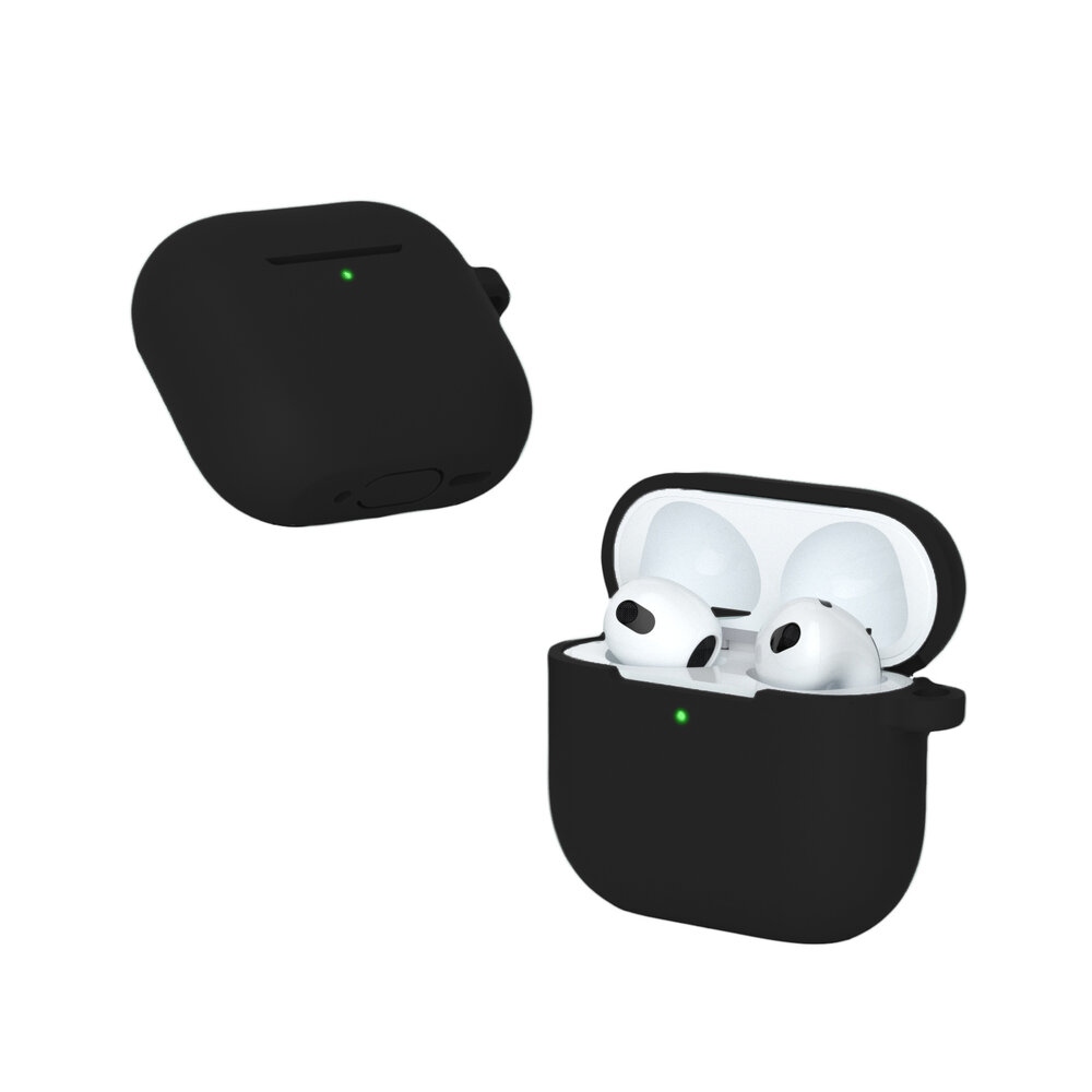 ShieldCase® ShieldCase Airpods 4 silicone case (zwart)
