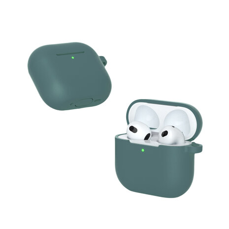 ShieldCase® ShieldCase Airpods 4 silicone case (donkergroen)