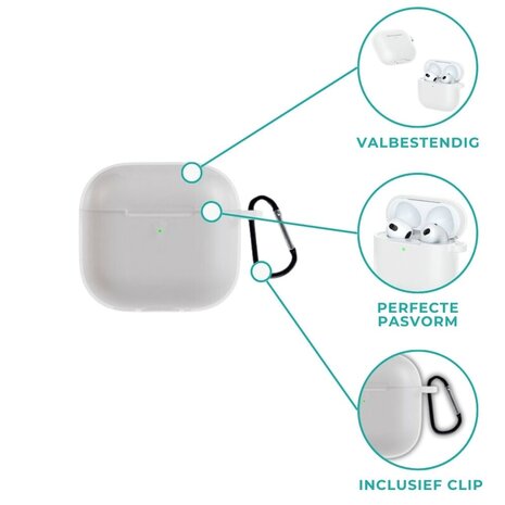 ShieldCase® ShieldCase Airpods 4 silicone case (transparant)