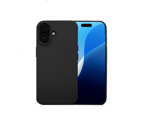ShieldCase® iPhone 16 siliconen hoesje (zwart)
