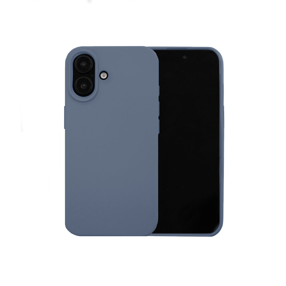 ShieldCase® ShieldCase iPhone 16 siliconen hoesje (donkerblauw)
