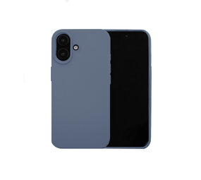 ShieldCase® iPhone 16 siliconen hoesje (donkerblauw)