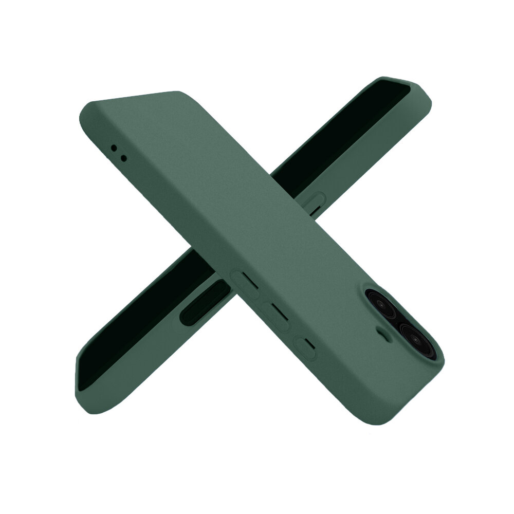 ShieldCase® ShieldCase iPhone 16 siliconen hoesje (donkergroen)