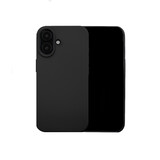 Coverzs iPhone 16 Solid siliconen hoesje (zwart)