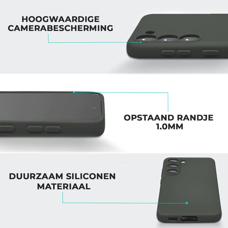 ShieldCase® ShieldCase Samsung Galaxy A16 siliconen hoesje (donkergroen)