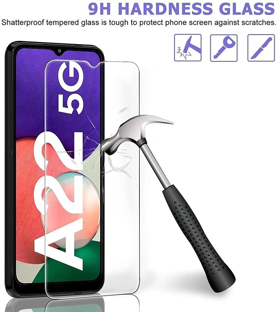 ShieldCase® ShieldCase Tempered Glass Screenprotector Samsung Galaxy A22