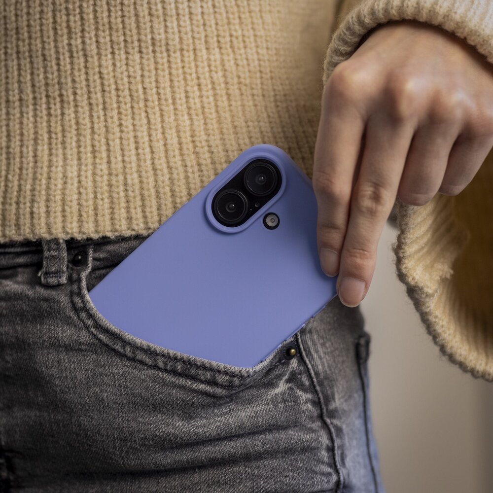 ShieldCase® ShieldCase iPhone 16 siliconen hoesje (paars)