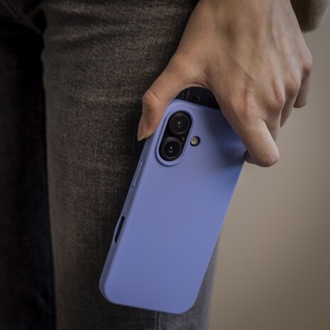 ShieldCase® ShieldCase iPhone 16 siliconen hoesje (paars)
