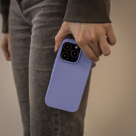 ShieldCase® ShieldCase iPhone 16 Pro siliconen hoesje (paars)