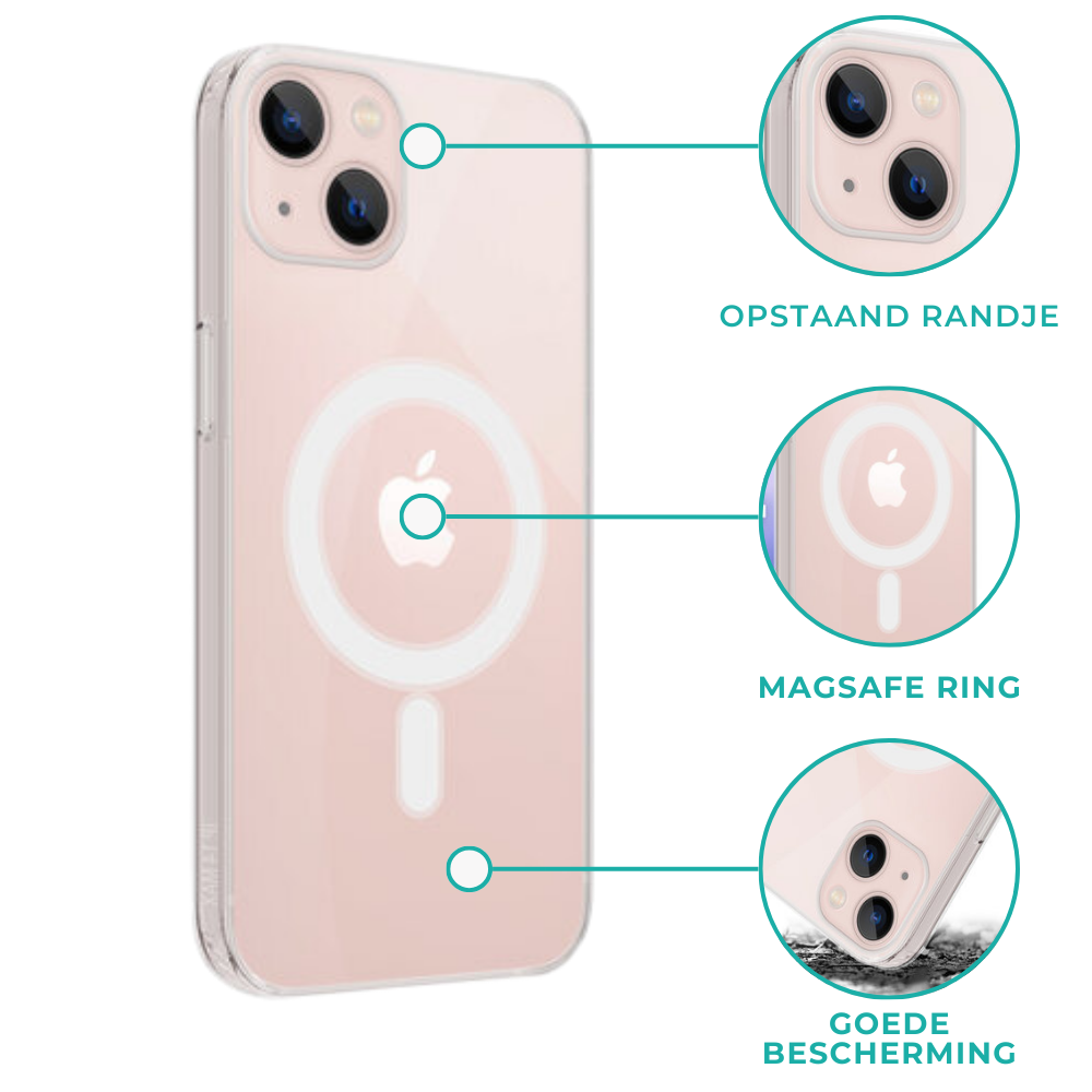 ShieldCase® ShieldCase iPhone 14 Plus MagSafe hoesje (transparant) ShieldCase® ShieldCase iPhone 14 Plus MagSafe hoesje (transparant)