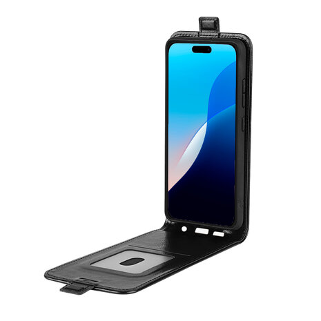 ShieldCase® ShieldCase iPhone 16 flipcase (zwart) ShieldCase® ShieldCase iPhone 16 flipcase (zwart)