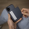 ShieldCase® ShieldCase iPhone 15 Kaarthouder case met slider (donkerblauw) ShieldCase® ShieldCase iPhone 15 Kaarthouder case met slider (donkerblauw)