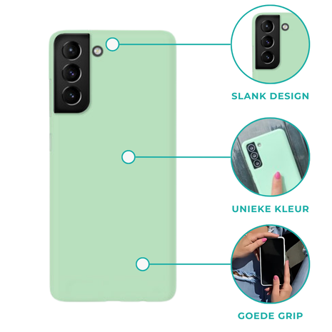 ShieldCase® ShieldCase Pantone siliconen hoesje Samsung Galaxy A21s (groen)