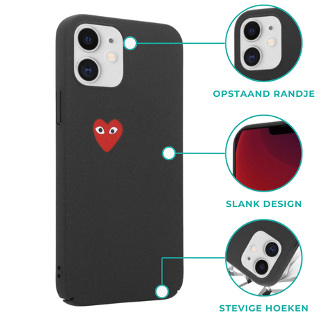 ShieldCase® ShieldCase Heart Eyes iPhone 11 Pro hoesje (zwart) ShieldCase® ShieldCase Heart Eyes iPhone 11 Pro hoesje (zwart)