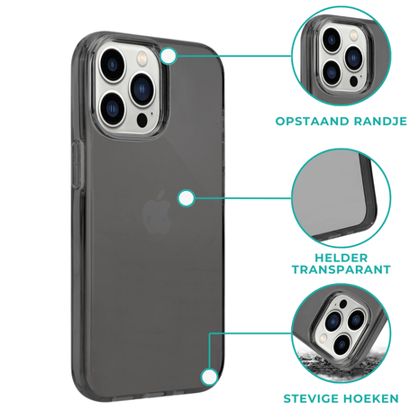 ShieldCase® ShieldCase iPhone 14 Pro Max TPU case (zwart) ShieldCase® ShieldCase iPhone 14 Pro Max TPU case (zwart)