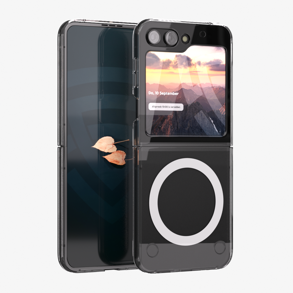 ShieldCase® ShieldCase Samsung Galaxy Z Flip 6 / Z Flip 7 FE MagSafe hoesje (transparant)