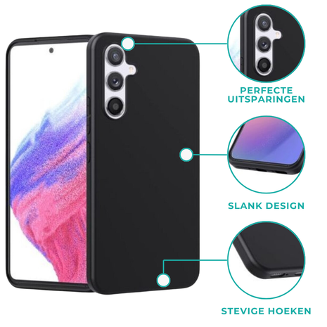 ShieldCase® ShieldCase Samsung Galaxy A25 slim case (zwart) ShieldCase® ShieldCase Samsung Galaxy A25 slim case (zwart)