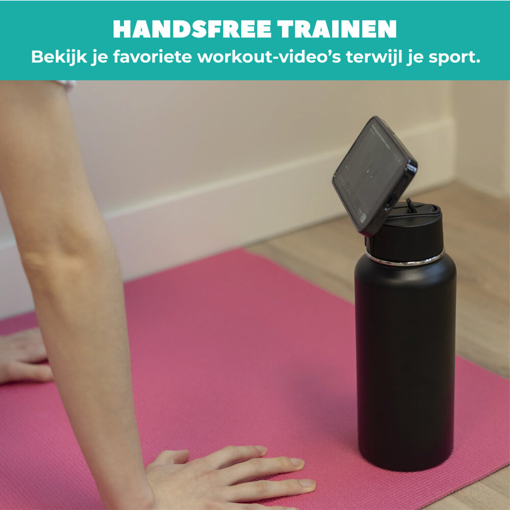 Coverzs Coverzs 1000ml waterfles met MagSafe (zwart) Coverzs Coverzs 1000ml waterfles met MagSafe (zwart)