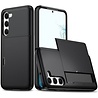 ShieldCase® ShieldCase Samsung Galaxy S24 kaarthouder case met slider (zwart) ShieldCase® ShieldCase Samsung Galaxy S24 kaarthouder case met slider (zwart)