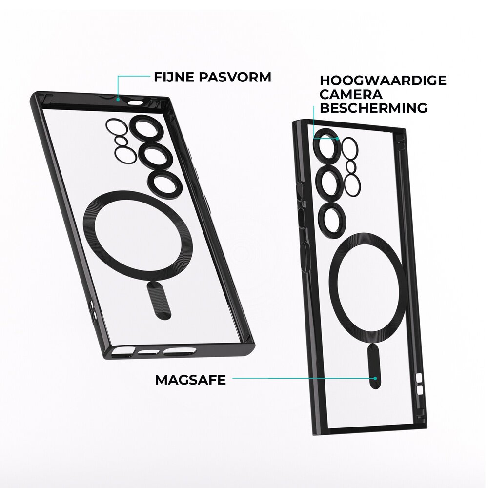 Coverzs Coverzs Samsung Galaxy S25 Plus MagSafe hoesje met camera cover (zwart) Coverzs Coverzs Samsung Galaxy S25 Plus MagSafe hoesje met camera cover (zwart)