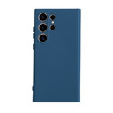 ShieldCase® Samsung Galaxy S25 Ultra siliconen hoesje (donkerblauw)