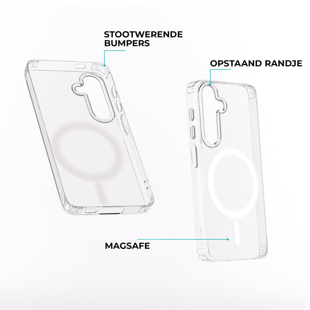 ShieldCase® ShieldCase Samsung Galaxy S25 Plus MagSafe hoesje (transparant) ShieldCase® ShieldCase Samsung Galaxy S25 Plus MagSafe hoesje (transparant)