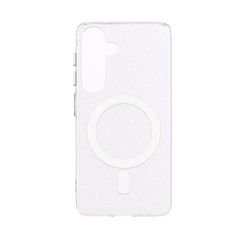 xoxo Wildhearts xoxo Wildhearts Samsung Galaxy S25 Plus MagSafe glitter hoesje (transparant)