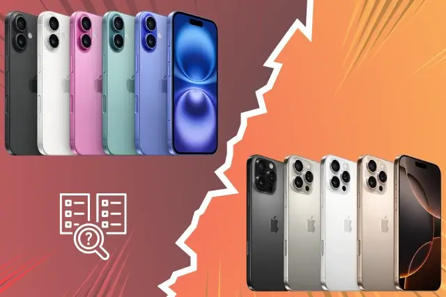 iPhone 16 Plus vs 16 Pro Max - Alle  8 verschillen