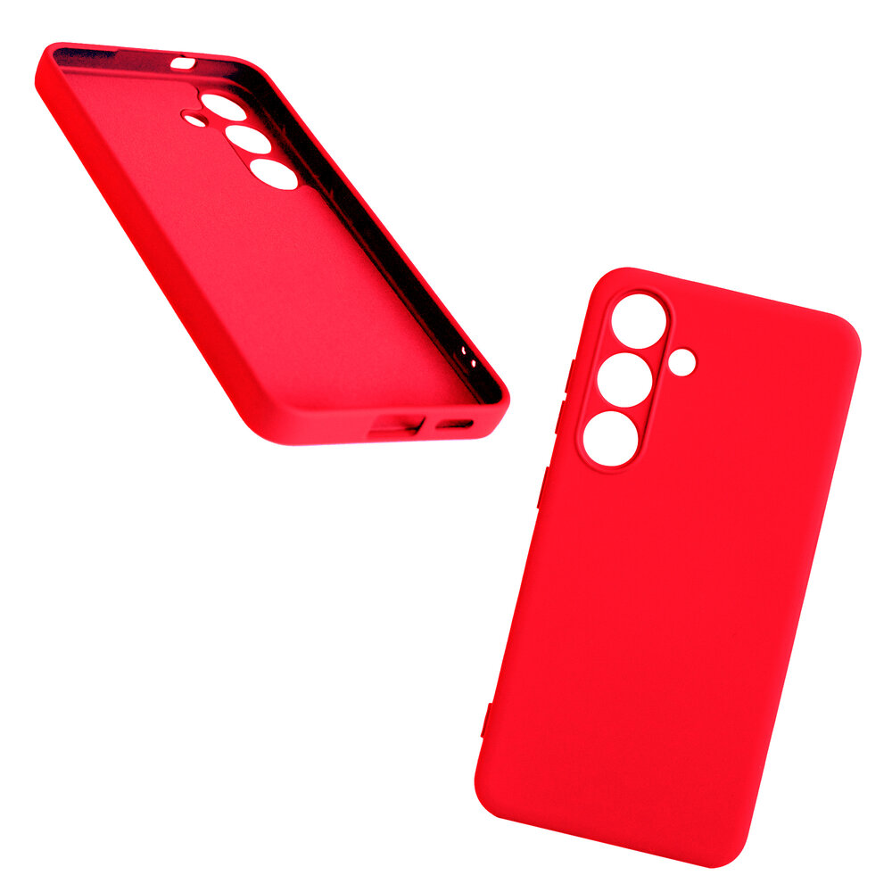 ShieldCase® ShieldCase Samsung Galaxy S25 siliconen hoesje (rood)