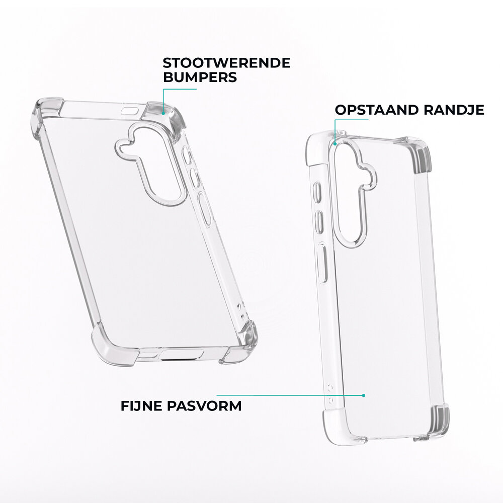 ShieldCase® ShieldCase Samsung Galaxy S25 Plus Shock case (transparant) ShieldCase® ShieldCase Samsung Galaxy S25 Plus Shock case (transparant)