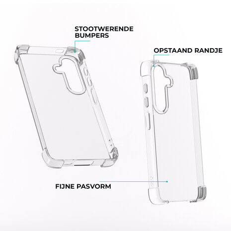 ShieldCase® ShieldCase Samsung Galaxy S25 Shock case (transparant) ShieldCase® ShieldCase Samsung Galaxy S25 Shock case (transparant)