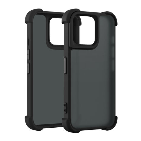 Coverzs Coverzs iPhone 15 matte Shock case (zwart) Coverzs Coverzs iPhone 15 matte Shock case (zwart)