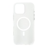 Coverzs Coverzs iPhone 16 Pro smooth siliconen MagSafe case (transparant)