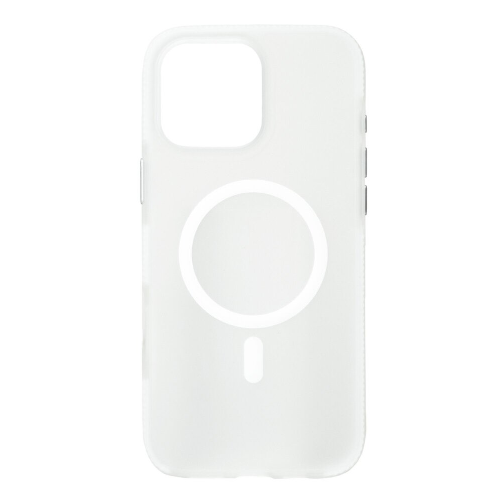 Coverzs Coverzs iPhone 15 Pro smooth siliconen MagSafe case (transparant)