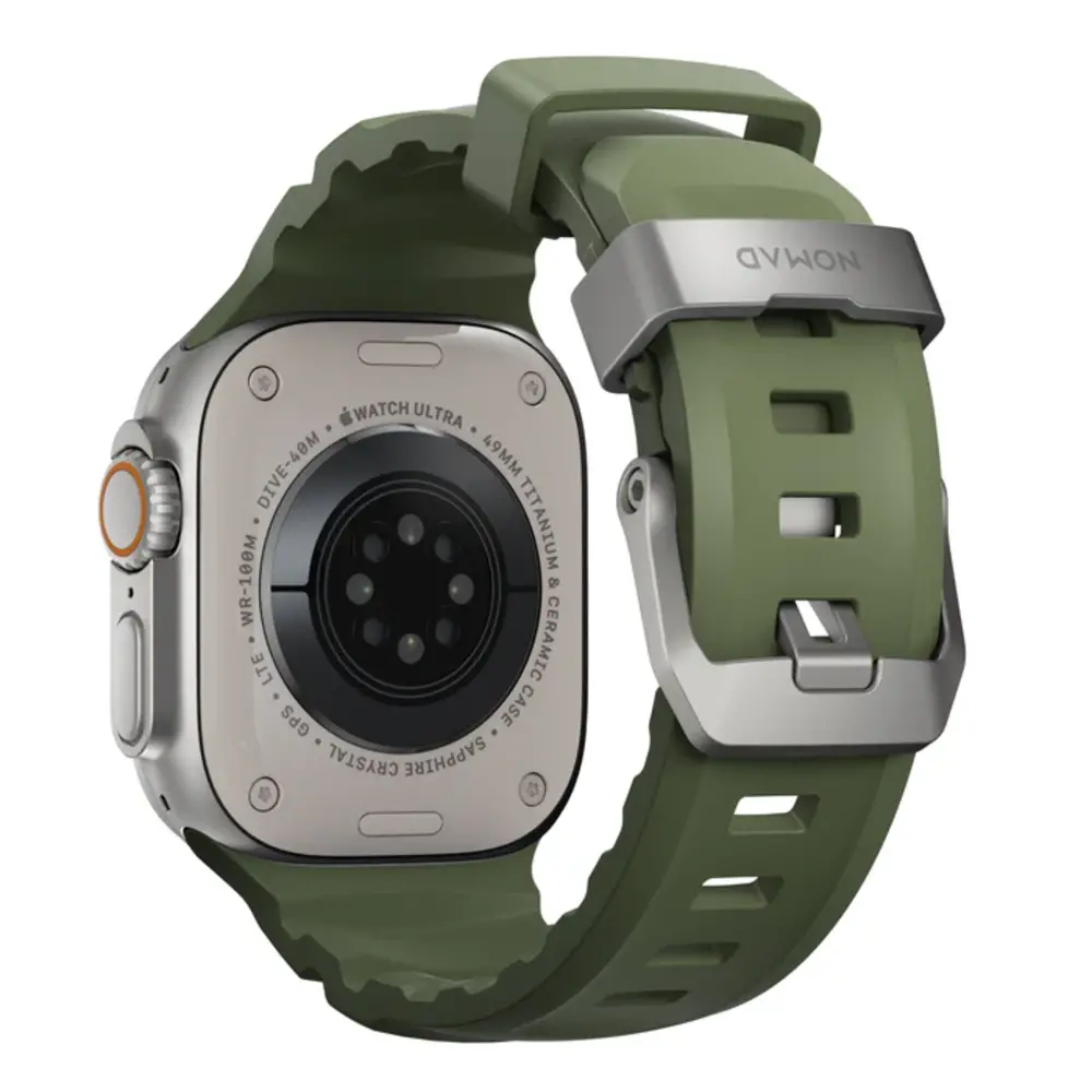 Nomad Nomad Apple Watch Rocky Point bandje (forest green)