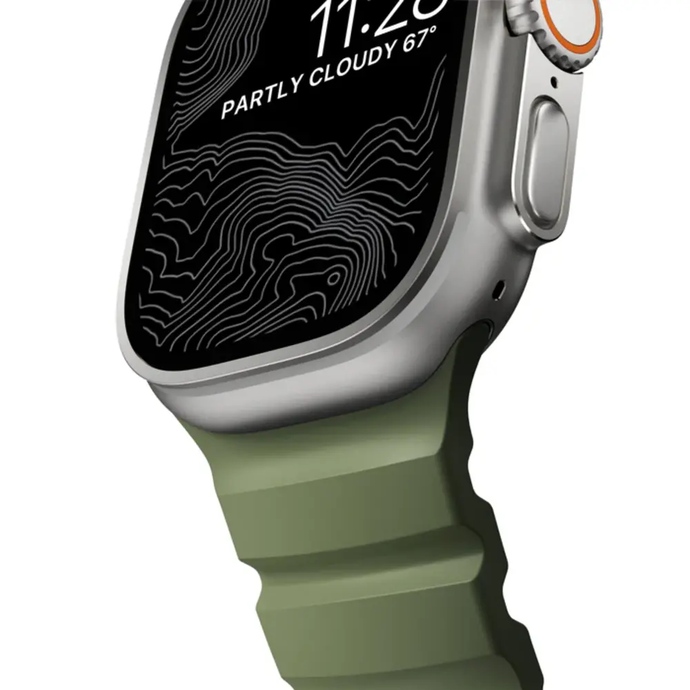 Nomad Nomad Apple Watch Rocky Point bandje (forest green)